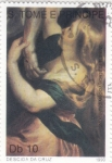 Sellos de Africa - Santo Tom y Principe -  DESCENSO DE LA CRUZ 350 ANIVERSARIO MUERTE DE RUBENS