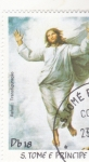 Sellos de Africa - Santo Tom y Principe -  TRANSFIGURACIÓN- RAFAEL 