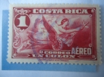 Stamps Costa Rica -  Alegoría de Vuelo.