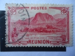 Stamps France -  Pico de Anchain - Salazie en el Dpto. de Reunión. Colonias y Territorios.