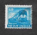 Stamps India -  411 - Locomotora Eléctrica