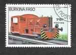 Stamps Burkina Faso -  733 - Locomotora
