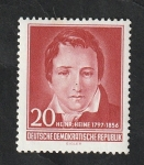 Stamps Germany -  238 - Centº de la muerte del escritor Heinrich Heine