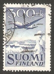 Stamps Finland -  3 - Avión Douglas DC 6