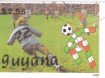 Stamps Guyana -  COPA MUNDIAL DE FUTBOL ITALIA'90