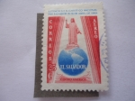 Stamps El Salvador -  II Congreso Eucarístico Nacional, San Salvador 16/19 de Abril/64. El Salvador C.A.