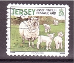 Sellos del Mundo : Europe : Jersey : serie- Animales de granja