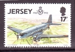 Sellos de Europa - Isla de Jersey -  serie- Pioneros de la aviación