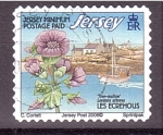 Stamps Europe - Jersey -  serie- Plantas de la zona