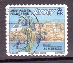 Sellos de Europa - Isla de Jersey -  serie- Plantas de la zona