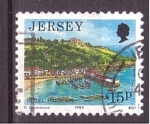 Sellos del Mundo : Europa : Isla_de_Jersey : serie- Vistas de Jersey