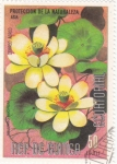 Stamps Equatorial Guinea -  FLORES- NELUMBO NUCIFERA