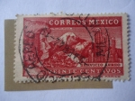 Stamps Mexico -  Azteca-Hombre Aguila-Etnicidad e Historia.