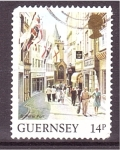 Stamps Europe - Jersey -  Lugares de Gernsey