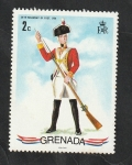 Sellos de America - Granada -  414 - Uniforme Militar, del 29 Regimiento de Infanteria 1794