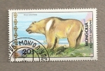 Stamps Mongolia -  Ursus pruinosis