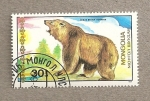 Stamps Mongolia -  Ursus arctos syriacus