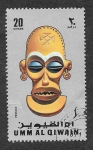 Stamps : Asia : United_Arab_Emirates :  Mi656A - Máscara
