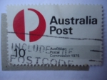 Sellos de Oceania - Australia -  Telecomunicaciones - Australia Post - Austrian -Postal- Commission 1975.