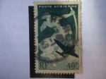 Stamps France -  Sagitario - Serie:Air post.
