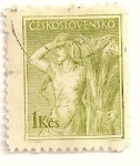 Stamps : Europe : Czechoslovakia :  Agricultora