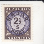 Stamps Indonesia -  TASAS-CIFRAS