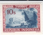 Stamps Indonesia -  FERROCARRIL