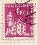 Stamps Czechoslovakia -  Castillo de Smolenice