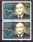 Sellos de America - Bahamas -  50 aniv.