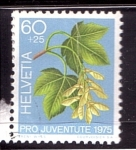 Stamps Switzerland -  serie- Flora- pro juventud