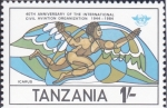Stamps Tanzania -  ICARUS
