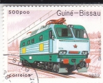 Sellos de Africa - Guinea Bissau -  LOCOMOTORA SKODA 55-E