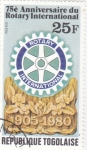 Stamps Togo -  75 ANIVERSARIO DE ROTARY INTERNACIONAL 