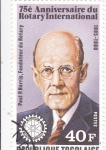 Stamps Togo -  75 ANIVERSARIO DE ROTARY INTERNACIONAL -PAUL P.HARRIS-fundador