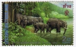 Stamps Thailand -  Elefantes