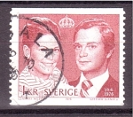 Stamps Sweden -  Reyes de Suecia
