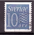 Sellos de Europa - Suecia -  Sello numerals
