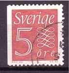 Sellos de Europa - Suecia -  Sello numerals