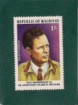 Stamps Asia - Maldives -  Charles A. Lindbergh