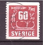 Stamps Sweden -  serie- Pinturas rupestres