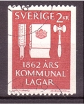 Stamps Sweden -  Centenario Ley de Comunidades