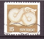Stamps Sweden -  Serpiente