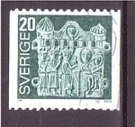 Stamps Sweden -  Adoración de los Reyes Magos