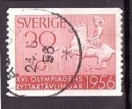 Sellos de Europa - Suecia -  OLIMPIADAS 1956