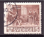 Sellos de Europa - Suecia -  400 aniv.