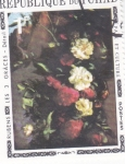 Stamps Chad -  PINTURA-FLORES- RUBENS