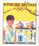 Stamps : Africa : Chad :  OLIMPIADA MEXICO-68