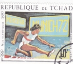 Stamps : Africa : Chad :  OLIMPIADA MUNICH-72