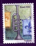 Sellos de America - Brasil -  trompeta