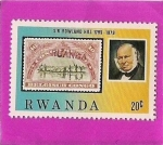 Stamps Rwanda -  Sir Rowland Hill